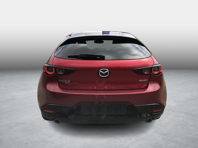 Mazda 3 2.0 e-SkyActiv-X M Hybrid 180 Luxury AWD , Automaat, I-Activsense, 360 View, Leder, 18 Inch LMV, Bose, Apple Carplay, Clima, Adap. Cruis, Navi, Stuur/Stoelverwarming, LKA, SCBS, SBS