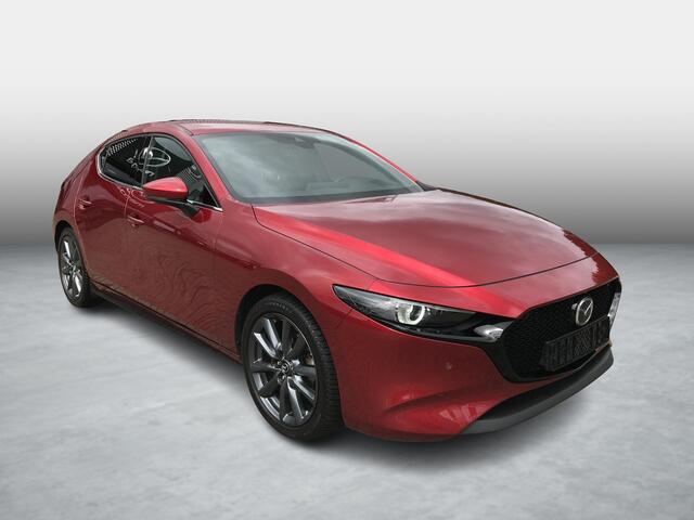 Mazda 3 2.0 e-SkyActiv-X M Hybrid 180 Luxury AWD , Automaat, I-Activsense, 360 View, Leder, 18 Inch LMV, Bose, Apple Carplay, Clima, Adap. Cruis, Navi, Stuur/Stoelverwarming, LKA, SCBS, SBS