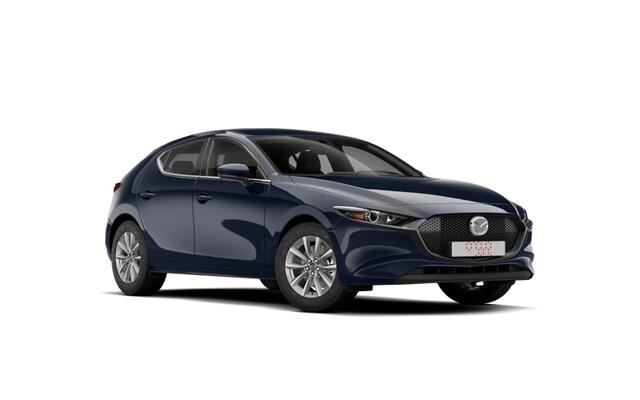 Mazda 3 Nagisa | 7-inch digitale meterset | Achteruitrijcamera | Active Driving Display (ADD), projectie in de voorruit: kleuren head-up display met belangrijkste rij-informatie
