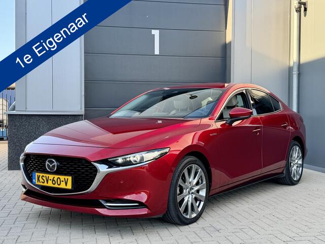 Mazda 3 2.0 M Hybrid 180PK Luxury *1e Eigenaar!* Leder / HUD / 360 Camera / Stoel/Stuurverwarming / Adapt. Cruise / 18"LMV