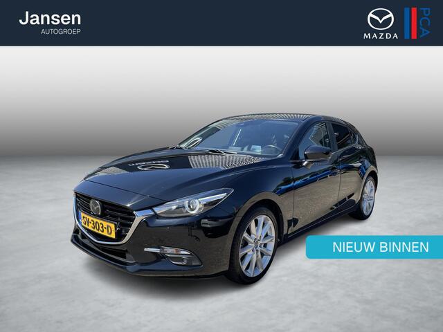 Mazda 3 2.0 SkyActiv-G 120 GT-M , Navi, Leder, Adap.Cruise, Bose, Camera, Stoel/Stuurverwarming, All Season, LMV 18 Inch, HUD, LKA, PDC,