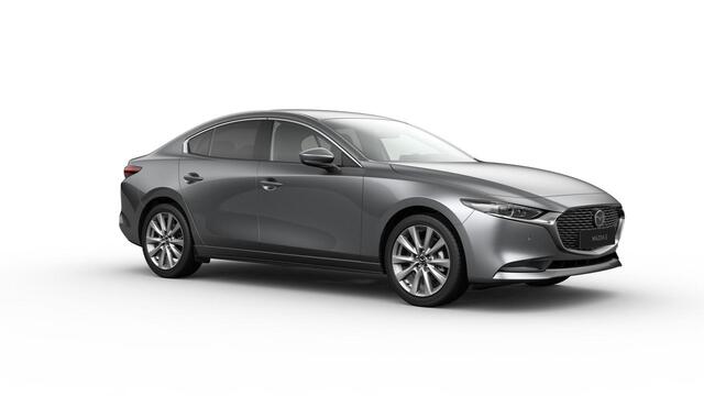 Mazda 3 2.5 e-SkyActiv-G M Hybrid 140 Exc-line Bns Edition / Machine Grey / Automaat