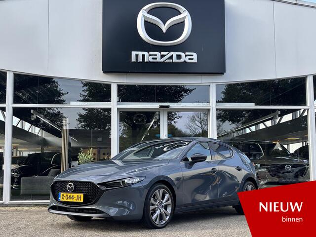 Mazda 3 2.0 e-SkyActiv-X M Hybrid 186 Homura NL-Auto, 1e Eig., Dealer Onderh., 186 PK, Navigatie, Android Auto/ Apple Carplay, A.Rij-Camera, Parkeerhulp, Cruise Controle Ad., Stoel verw., Lichtmetaal