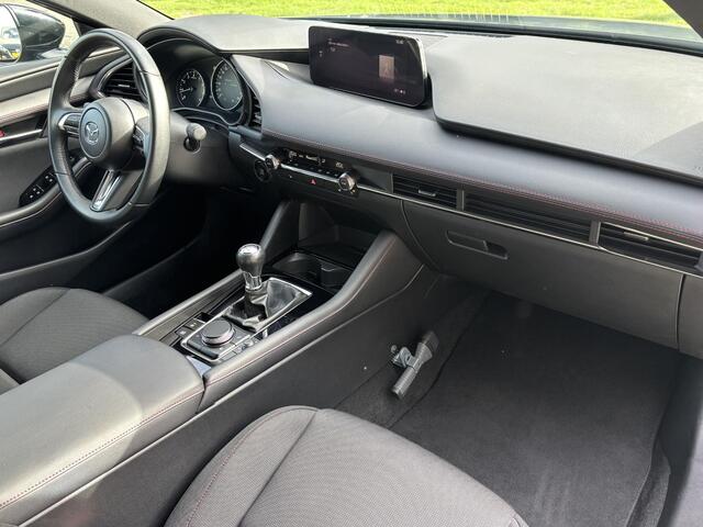 Mazda 3 2.0 e-SkyActiv-X M Hybrid 186 Homura NL-Auto, 1e Eig., Dealer Onderh., 186 PK, Navigatie, Android Auto/ Apple Carplay, A.Rij-Camera, Parkeerhulp, Cruise Controle Ad., Stoel verw., Lichtmetaal