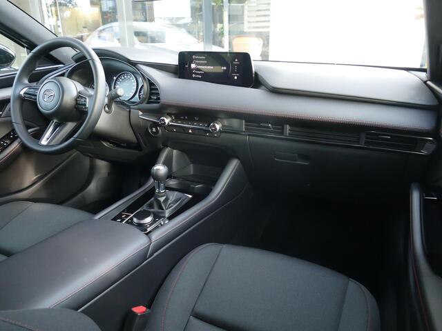Mazda 3 2.5 e-SkyActiv-G M Hybrid 140 Homura | Stoelverwarming | Carplay | Adapt. Cruise | Voorraad | – foto 9