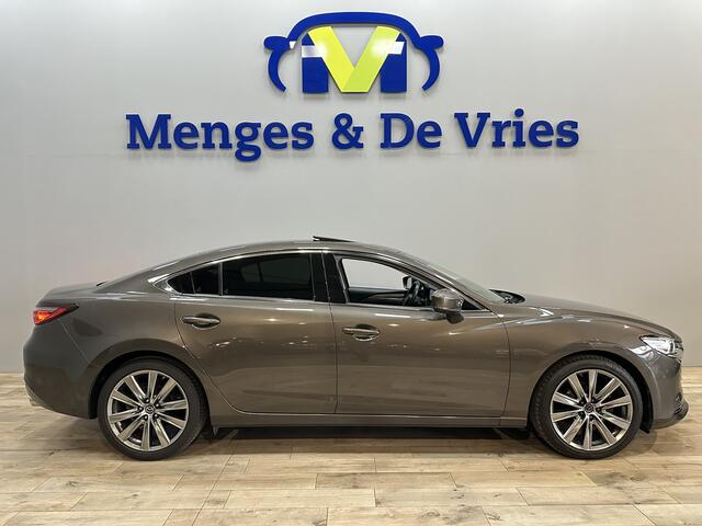 Mazda 6 2.5 SkyActiv-G 194 Luxury Airco ECC | Schuifdak | Leer | Bose | LED | Adaptive Cruise | 360Camera | Stoelkoeling | Head Up | Isofix | NAP |