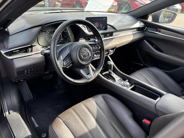Mazda 6 2.5 SkyActiv-G 194 Signature , Automaat, Schuifdak, Leder, Adap.Cruise, 360 Camera, Stoelventilatie, Bose, LMV 19 Inch, HUD, PDC