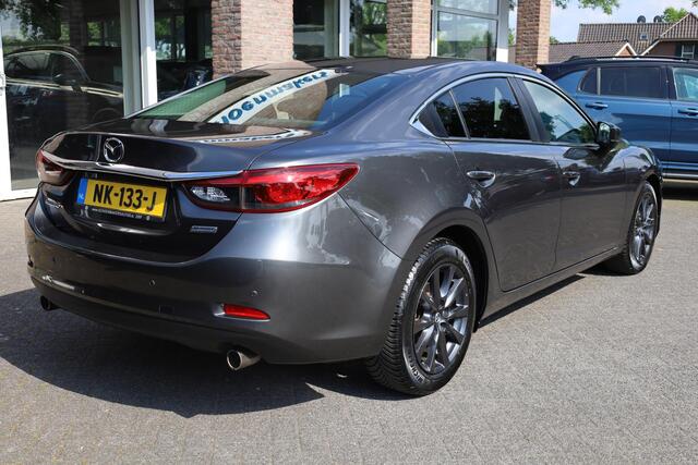 Mazda 6 2.0 SkyActiv-G 165 Skylease GT LEER BOSE CARPLAY DAB STOELVERW CRUISE NAVI CLIMA MEMORY 2xELEC.STOELEN NAP ALL-SEASON 2XPDC 17''LMV 2xKEYLESS