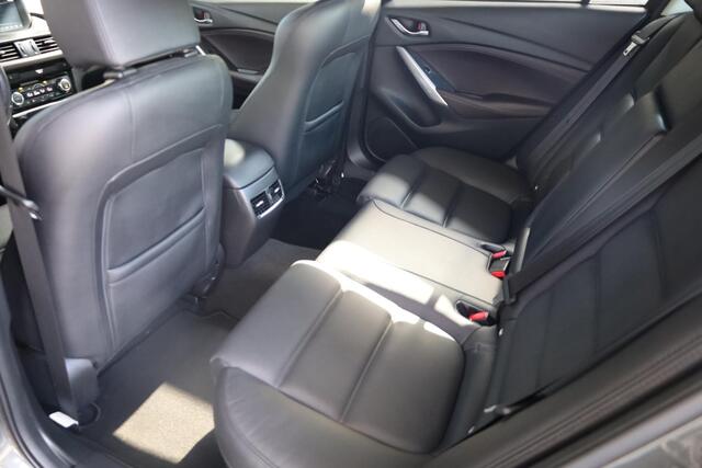 Mazda 6 2.0 SkyActiv-G 165 Skylease GT LEER BOSE CARPLAY DAB STOELVERW CRUISE NAVI CLIMA MEMORY 2xELEC.STOELEN NAP ALL-SEASON 2XPDC 17''LMV 2xKEYLESS
