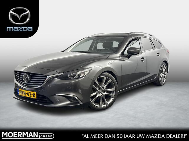 Mazda 6 Sportbreak 2.5 SkyActiv-G 192 GT-M / 1e eig / Voll. historie / Schuifdak / Leder / Navigatie / Automaat