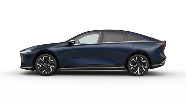Mazda 6 6e Takumi Long Range 80 kWh / Deep Crystal Blue / Zwart kunstleder