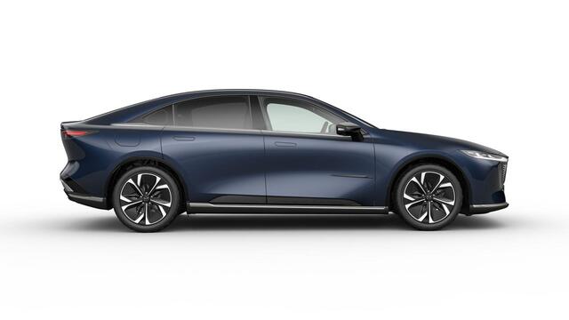 Mazda 6 6e Takumi Long Range 80 kWh / Deep Crystal Blue / Zwart kunstleder