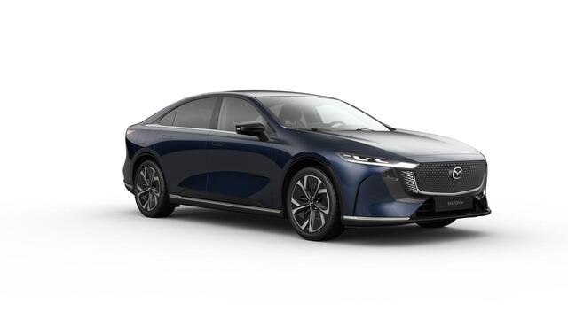 Mazda 6 6e Takumi Long Range 80 kWh / Deep Crystal Blue / Zwart kunstleder