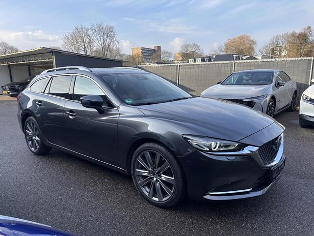 Mazda 6 Sportbreak 2.5 SkyActiv-G 194 Signature , Automaat, Trekhaak, Leder, Adap.Cruise, 360 Camera, LMV 19 Inch, Bose, HUD, Navi, Stuur/Stoelverwarming/Ventilatie