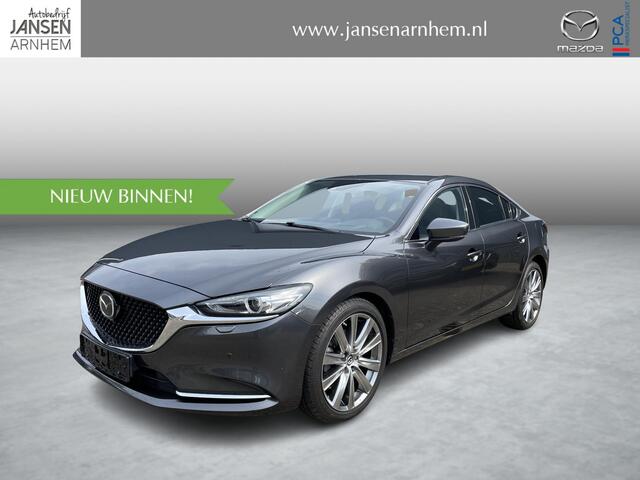 Mazda 6 Sedan 2.5 SkyActiv-G 194 Luxury , Automaat, Schuif-/Kanteldak, Leder, 360 Camera, Bose, Adap.Cruise, Stoel/Stuurverwarming, Stoelventilatie, LMV 19 Inch, PDC, LKA