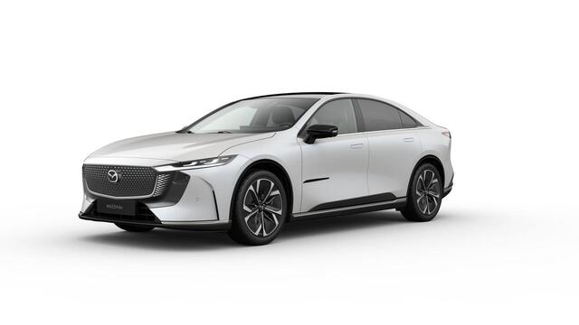 Mazda 6 6e Takumi Business Edition 68.8 kWh / Crystal White Pearl / Zwart kunstleder