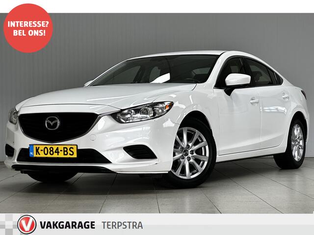 Mazda 6 2.5 SkyActiv-G 192 GT-M /AUTOMAAT! /Camera /17"LMV /KEYLESS GO! /Airco /Cruise /Elek. pakket /Bluetooth /Multi. LEDER Stuur /Isofix /Armsteun.