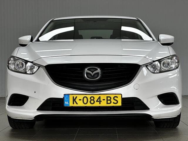 Mazda 6 2.5 SkyActiv-G 192 GT-M /AUTOMAAT! /Camera /17"LMV /KEYLESS GO! /Airco /Cruise /Elek. pakket /Bluetooth /Multi. LEDER Stuur /Isofix /Armsteun.
