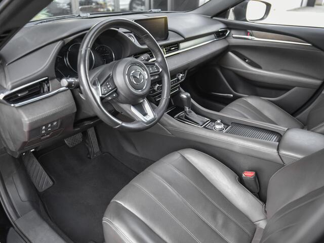 Mazda 6 Sportbreak 2.5 SkyActiv-G 194 Signature Schuifdak Trekhaak afneembaar Leren bekleding Navigatie Stoelverwarming en stoelkoeling