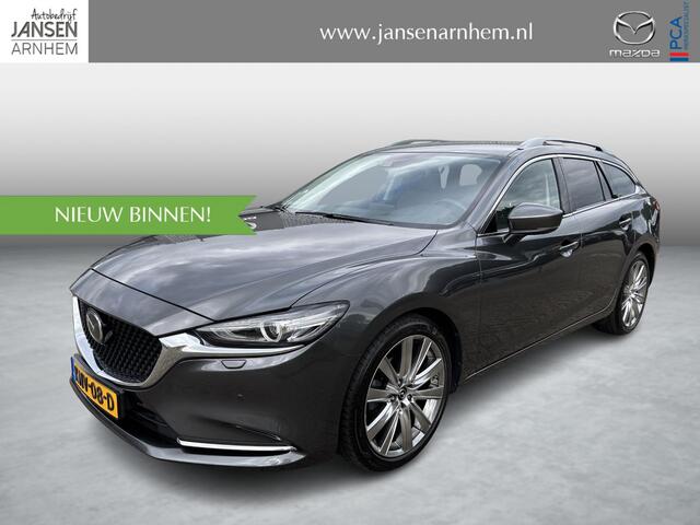 Mazda 6 Sportbreak 2.0 SkyActiv-G 165 Luxury , Automaat, Leder, Adap.Cruise, 360 Camera, Navi, Carplay, LMV 19 Inch, Stoelventilatie/verwarming, HUD