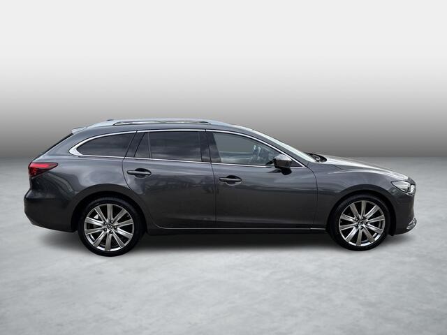 Mazda 6 Sportbreak 2.0 SkyActiv-G 165 Luxury , Automaat, Leder, Adap.Cruise, 360 Camera, Navi, Carplay, LMV 19 Inch, Stoelventilatie/verwarming, HUD