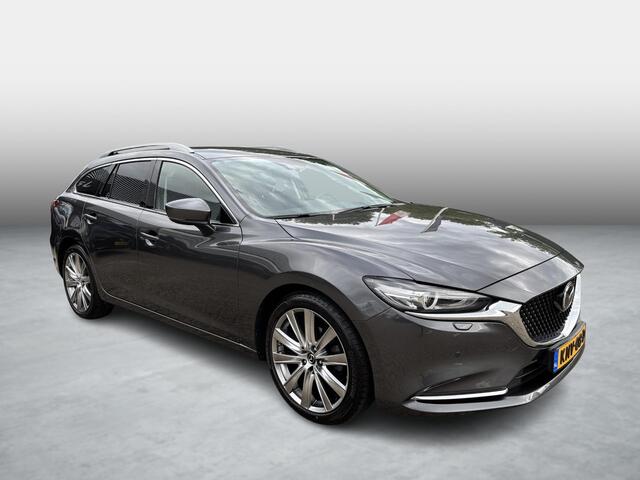 Mazda 6 Sportbreak 2.0 SkyActiv-G 165 Luxury , Automaat, Leder, Adap.Cruise, 360 Camera, Navi, Carplay, LMV 19 Inch, Stoelventilatie/verwarming, HUD