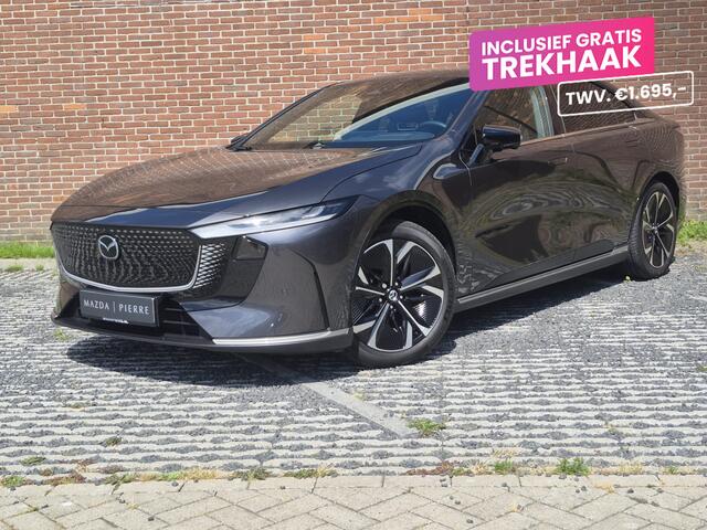 Mazda 6 6e Takumi Business Edition 68.8 kWh | ZWART LEDER | NAVI | PANO | 360 CAMERA | GRATIS TREKHAAK! T.W.V. ¤ 1695,-
