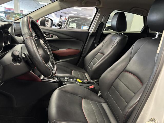 Mazda CX-3 2.0 SkyActiv-G 120 GT-M Line , Automaat, Half Leder, Navi, Apple Carplay, Cruise, Clima, Camera, PDC, LMV 18 Inch, Stoelverwarming
