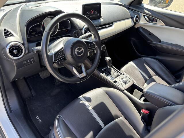 Mazda CX-3 2.0 SkyActiv-G 120 GT Luxury , Automaat, Leder, Cruise, Camera, Clima, Navi, Apple Carplay, LMV 18 Inch, All Season, PDC, HUD, Stoelverwarming