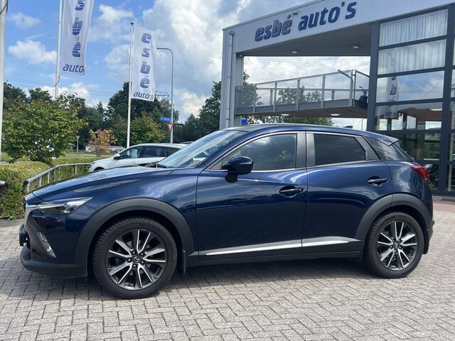 Mazda CX-3 2.0 SkyActiv-G 120 GT-M Automaat Navigatie Trekhaak Camera Leer Stoelverwarming Head-Up Bose Getint Glas Clima + Cruise Control NL Auto