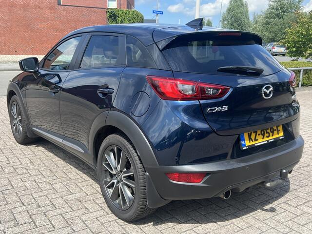 Mazda CX-3 2.0 SkyActiv-G 120 GT-M Automaat Navigatie Trekhaak Camera Leer Stoelverwarming Head-Up Bose Getint Glas Clima + Cruise Control NL Auto