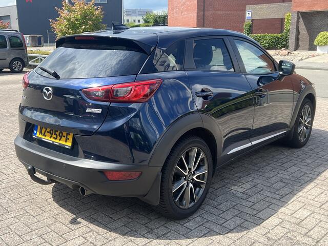 Mazda CX-3 2.0 SkyActiv-G 120 GT-M Automaat Navigatie Trekhaak Camera Leer Stoelverwarming Head-Up Bose Getint Glas Clima + Cruise Control NL Auto