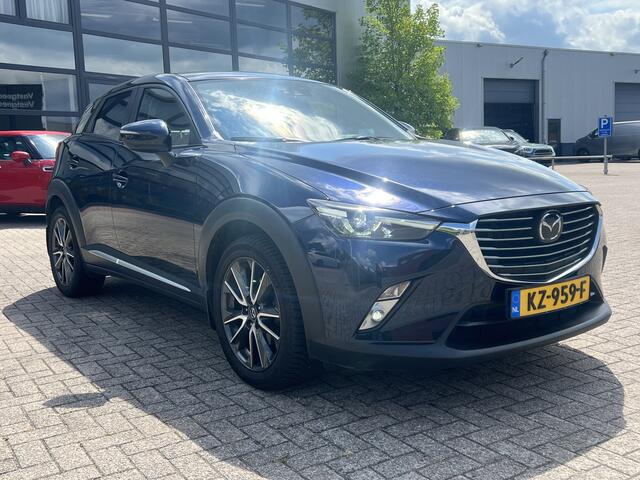 Mazda CX-3 2.0 SkyActiv-G 120 GT-M Automaat Navigatie Trekhaak Camera Leer Stoelverwarming Head-Up Bose Getint Glas Clima + Cruise Control NL Auto