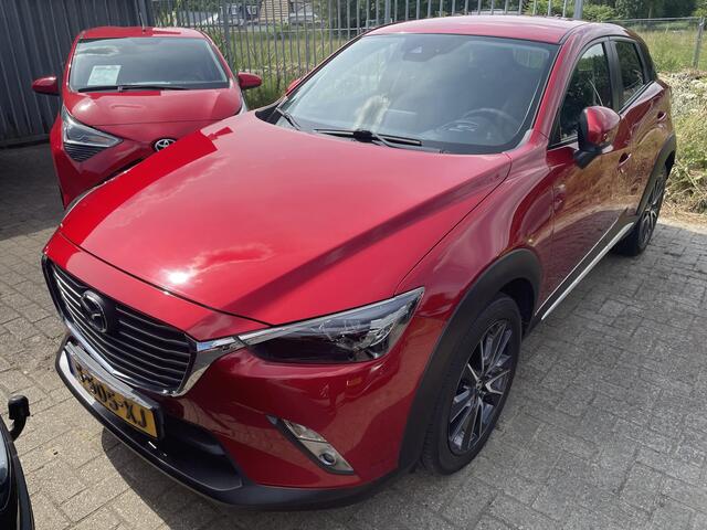 Mazda CX-3 2.0 SkyActiv-G 120 GT-M Line Trekhaak, Navi, Clima, Cruise, Half Leder, LMV 18 Inch, Camera, HUD, PDC, LKA, Stoelverwarming