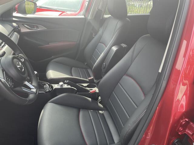 Mazda CX-3 2.0 SkyActiv-G 120 GT-M Line Trekhaak, Navi, Clima, Cruise, Half Leder, LMV 18 Inch, Camera, HUD, PDC, LKA, Stoelverwarming