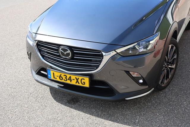 Mazda CX-3 2.0 SkyActiv-G 120 GT-M, Leer, Navigatie, Cruise control, Climate control, Stoel en stuurverwarming, Xenon, Parkeersensoren, Hud