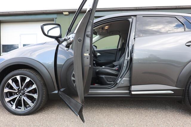 Mazda CX-3 2.0 SkyActiv-G 120 GT-M, Leer, Navigatie, Cruise control, Climate control, Stoel en stuurverwarming, Xenon, Parkeersensoren, Hud