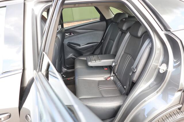 Mazda CX-3 2.0 SkyActiv-G 120 GT-M, Leer, Navigatie, Cruise control, Climate control, Stoel en stuurverwarming, Xenon, Parkeersensoren, Hud