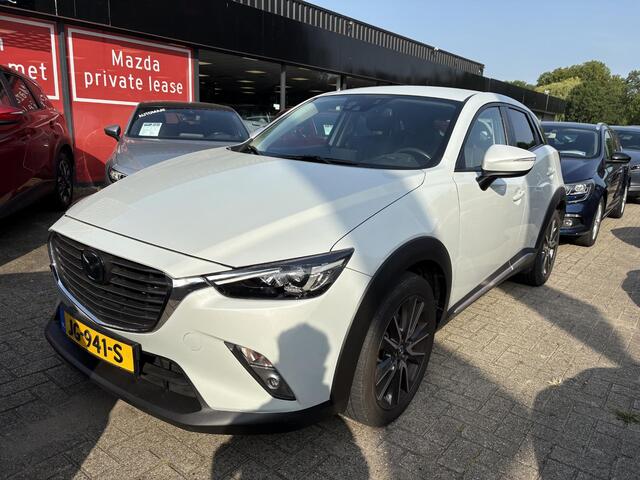 Mazda CX-3 2.0 SkyActiv-G 120 GT-M , Automaat, Trekhaak, Navi, Adap Cruise, Bose, HUD, Clima, Stoelverwarming, PDC, LKA, LMV 18 Inch, Half Leder