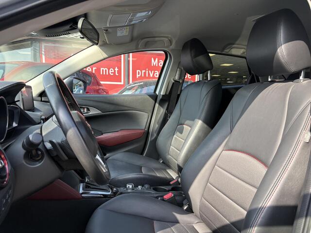 Mazda CX-3 2.0 SkyActiv-G 120 GT-M , Automaat, Trekhaak, Navi, Adap Cruise, Bose, HUD, Clima, Stoelverwarming, PDC, LKA, LMV 18 Inch, Half Leder