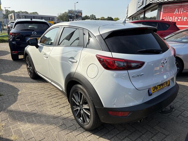 Mazda CX-3 2.0 SkyActiv-G 120 GT-M , Automaat, Trekhaak, Navi, Adap Cruise, Bose, HUD, Clima, Stoelverwarming, PDC, LKA, LMV 18 Inch, Half Leder