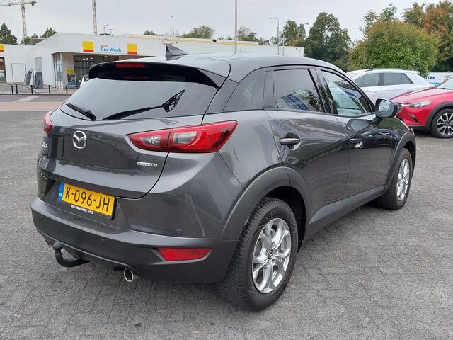 Mazda CX-3 2.0 SkyActiv-G 121pk Automaat Comfort | Origineel NL | Navi | Clima | Cruise | Dodehoek+Rijstrook+Licht+Regensensor | Keyless Start | Stoelverwarming | Pdc | Privacy Glass | 16''lm