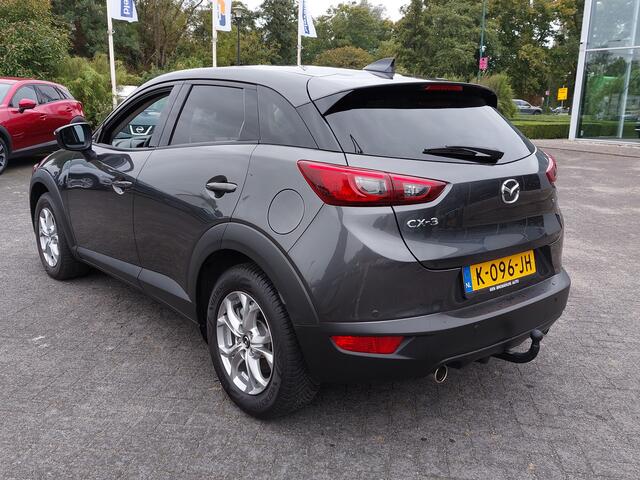 Mazda CX-3 2.0 SkyActiv-G 121pk Automaat Comfort | Origineel NL | Navi | Clima | Cruise | Dodehoek+Rijstrook+Licht+Regensensor | Keyless Start | Stoelverwarming | Pdc | Privacy Glass | 16''lm