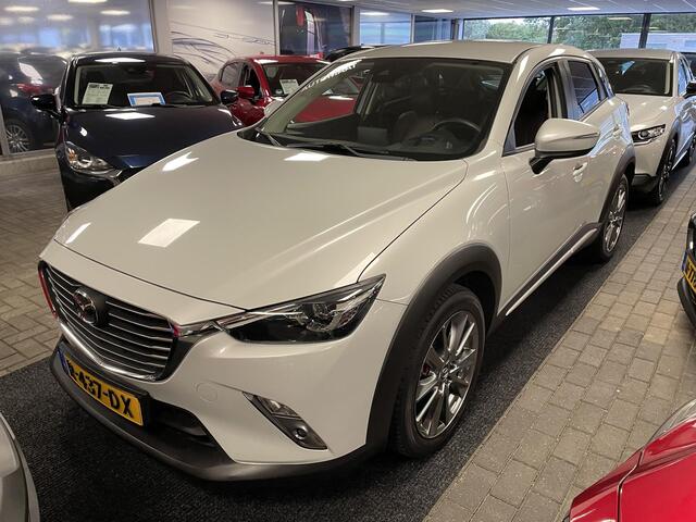 Mazda CX-3 2.0 SkyActiv-G 120 GT-Luxury , Automaat, Trekhaak, Bruin Leder, Cruise, PDC, Camera, LKA, NAVI, Stoelverwarming, HUD