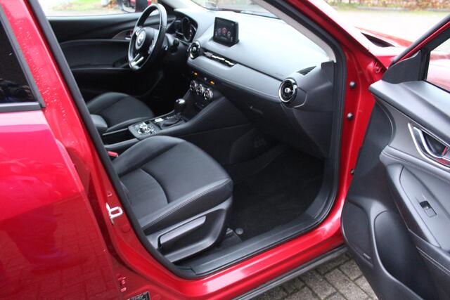 Mazda CX-3 2.0 SkyActiv-G 120 TS Automaat Navi-Camera-Head-Up-Bose-Carplay-Afn.Trekhaak 12 Maanden Bovag Garantie !!