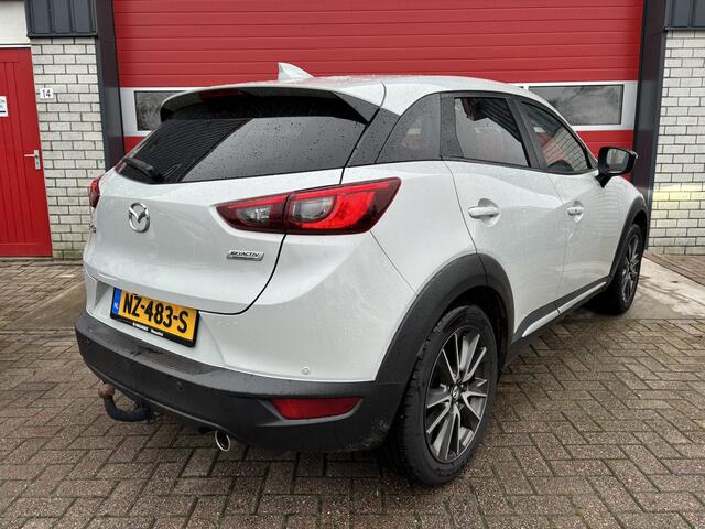 Mazda CX-3 2.0 SkyActiv-G 120 GT-Luxury TREKHAAK / FULL LED / KEYLESS / HUD / LEDER / CARPLAY / STOELVERW / CAMERA / NL-AUTO