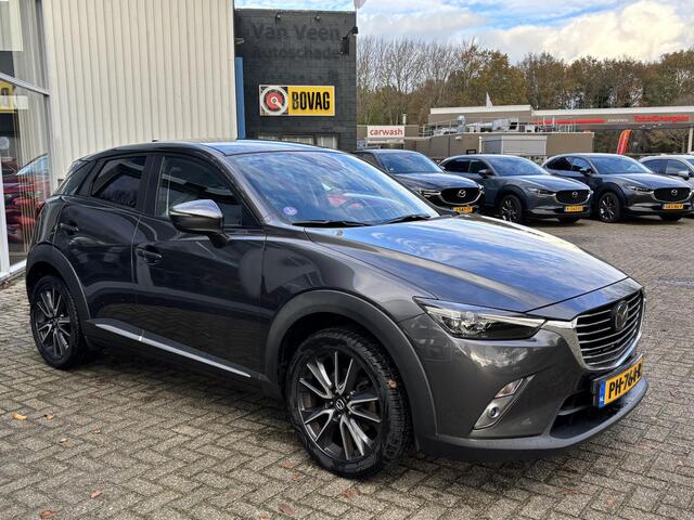 Mazda CX-3 2.0 SkyActiv-G 120 GT-M NL-Auto, Dealer Ondh., Navigatie, Apple Carplay/ Android Auto, Head-up, Keyless, Bose Audio, AdfCruise Controle, All-seasons, Stuurverw., Stoel verw.