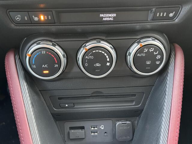 Mazda CX-3 2.0 SkyActiv-G 120 GT-M NL-Auto, Dealer Ondh., Navigatie, Apple Carplay/ Android Auto, Head-up, Keyless, Bose Audio, AdfCruise Controle, All-seasons, Stuurverw., Stoel verw.