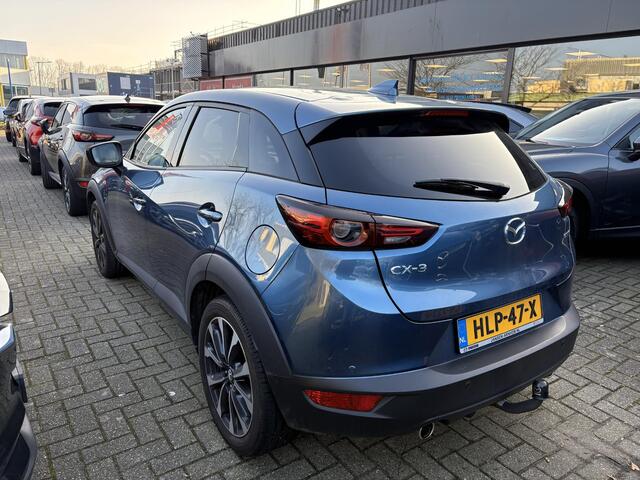 Mazda CX-3 2.0 SkyActiv-G 121 Luxury , Automaat, Trekhaak, Wit Leder, Navi, Cruise, Stoelverwarming, Apple Carplay, Android Auto, LMV 18 Inch, PDC, LKA, BSM