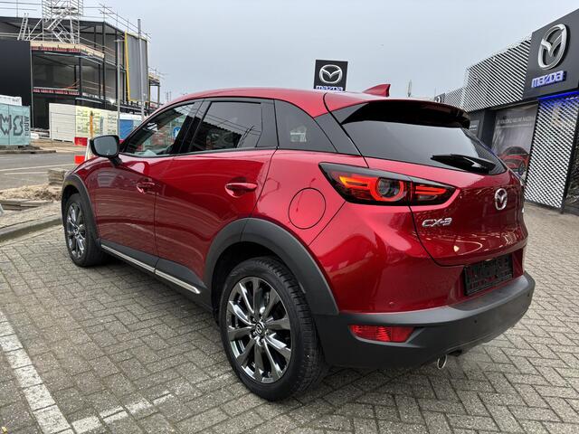 Mazda CX-3 2.0 SkyActiv-G 121 Luxury , Automaat, Leder, Camera, PDC, Navi, Apple Carplay, LMV 18 Inch, HUD, Cruise, Clima, All Season, Stoelverwarming